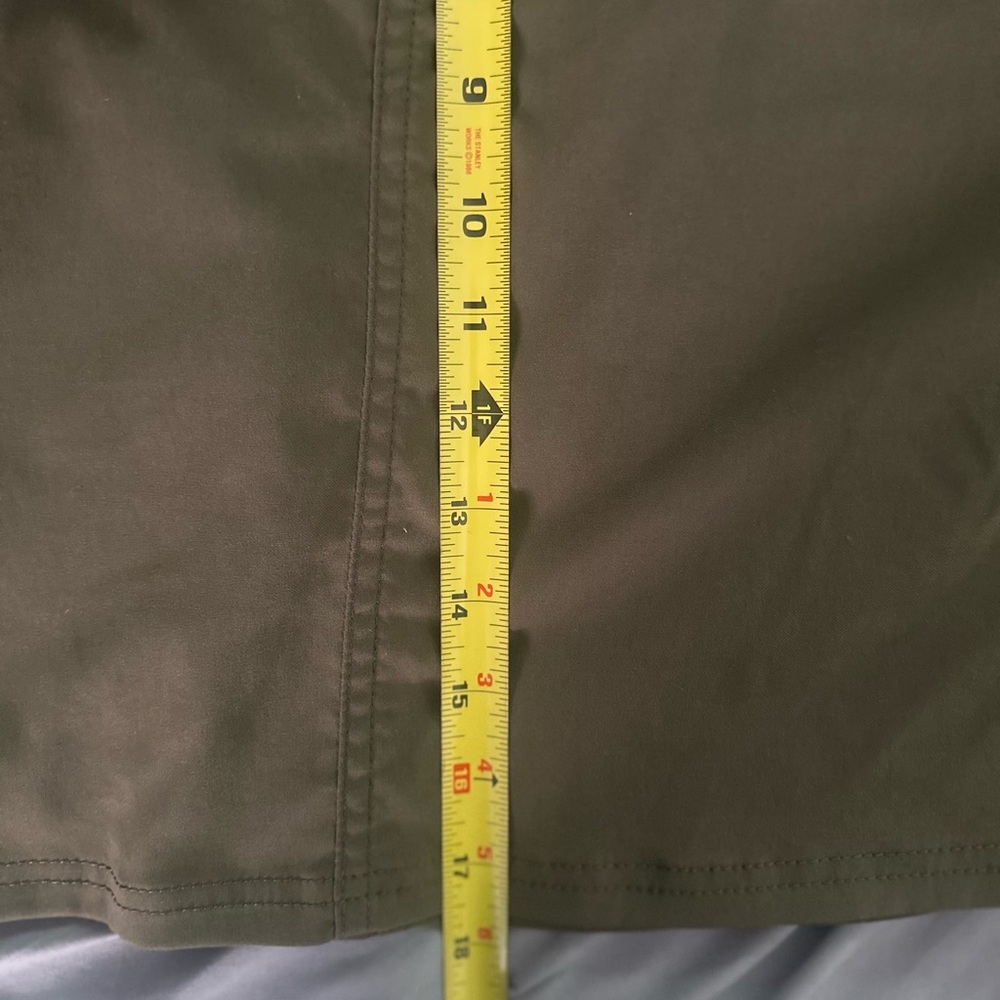 Prana Skort Womens Green Halle Skort Size 8 Outdoor Hiking Nylon w/ Drawstring - Picture 8 of 8